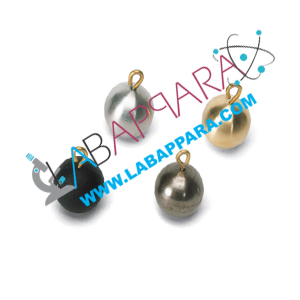 PENDULUM BOB AND SPHERES, Physics Instrument, scientific equipments, educational instrument supplier, measuring equipment, Laboratory equipment suppliers, lab glass equipment manufacturers, laboratory wooden equipment, science instruments manufacturer, supplier, exporter.