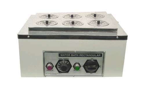 Water Bath, Rectangular, 6 hole Electric, Manufacturer, Supplier, Exporter, distributor, Ambala, india.